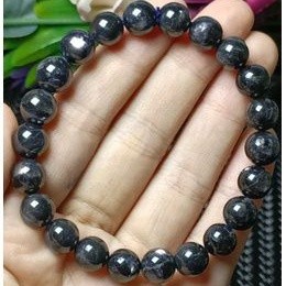 สร้อยข้อมือ Iolite ธรรมชาติ 9 มม.+สร้อยข้อมืออัญมณี Iolite ธรรมชาติระดับพรีเมียม 9 มม.+