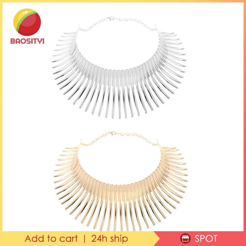 สร้อยคอสตรีแบบ Choker Chunky Bib แฟชั่น