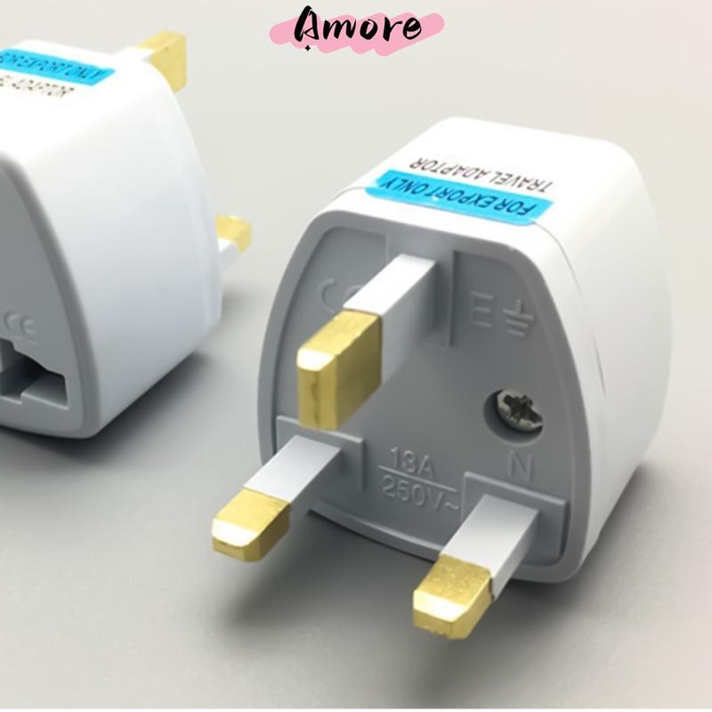 Amore Functional Travel Adapter Power Adapter สําหรับ Global Use in Europe Australia UK และ US Trans
