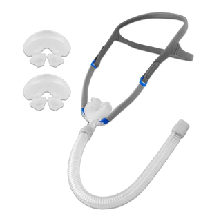 หน้ากากหมอนจมูก Silicone SML Size All Sleep With Headgear