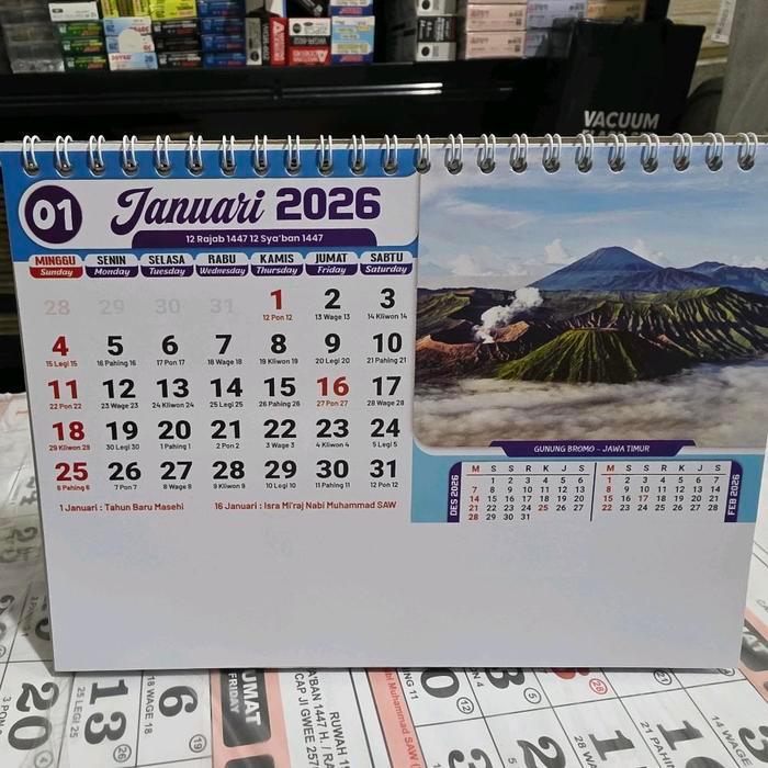 2026 VIEW DESK CALENDAR - KM RANDOM