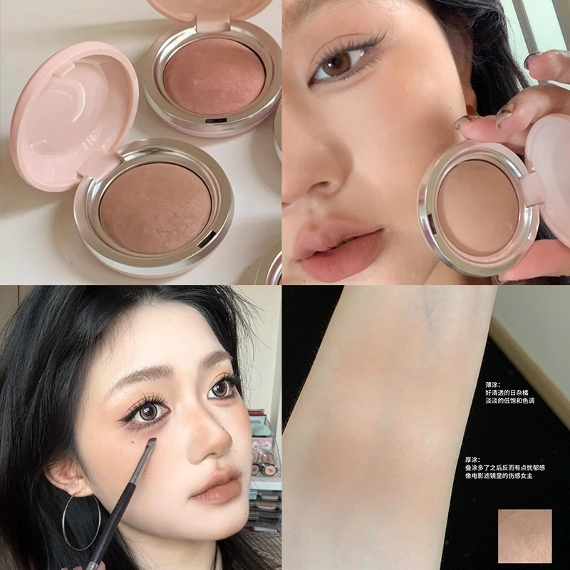 Spenny เบกกิ้งผัดบลัช 922 เนื้อผัดบางเบา สีแดงอมส้มช่วยให้หน้าเรียวขาว 2025 สไตล์ใหม่ ใช้ง่าย - รูปที่ 2