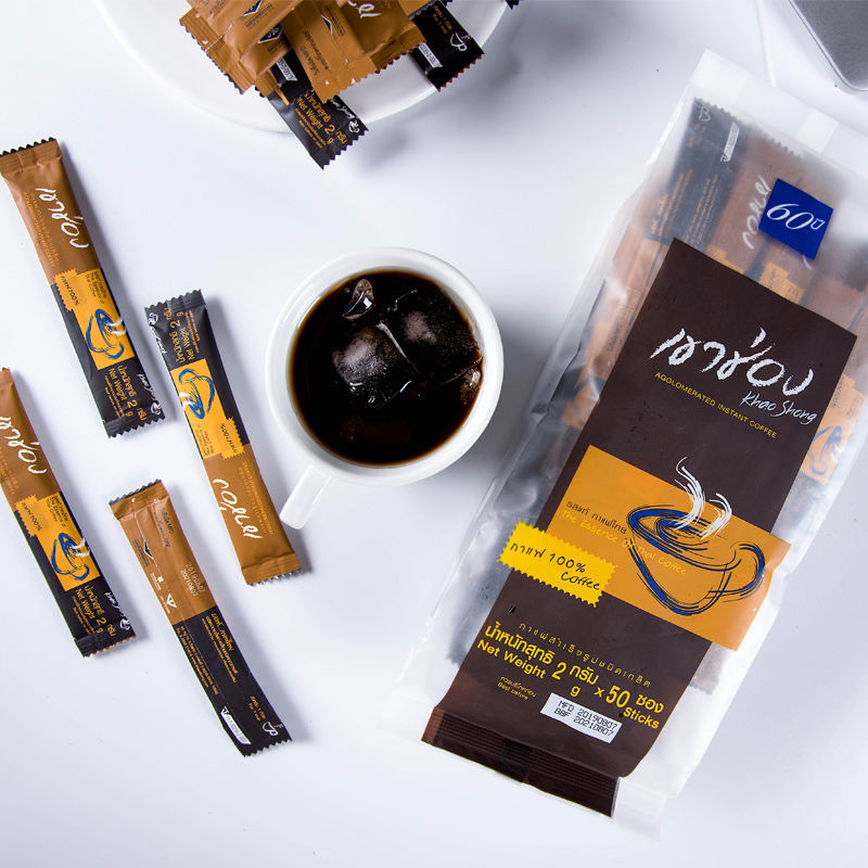 ประเทศไทยนําเข้า Noble Noble American Instant Pure Black Coffee ปราศจากน้ําตาลกาแฟดําสดชื่นกาแฟบริสุ