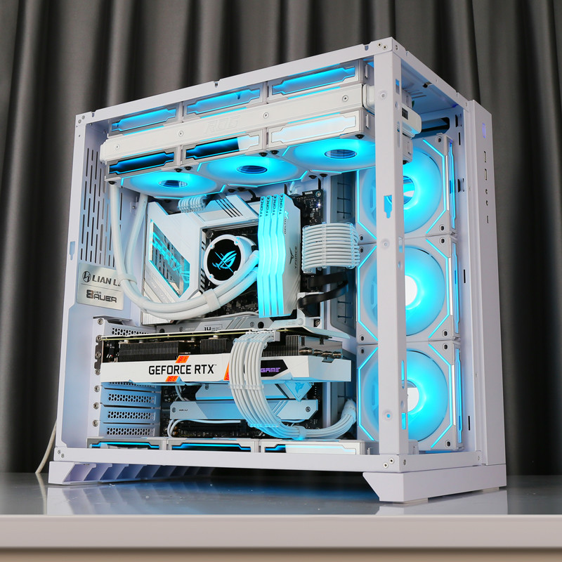 Lianli Baohaosi O11D สีขาว i5 13600/i7 13700/K/F RTX4070/3070/3060/Ti Sea View Room Gaming DIY เกมคอ