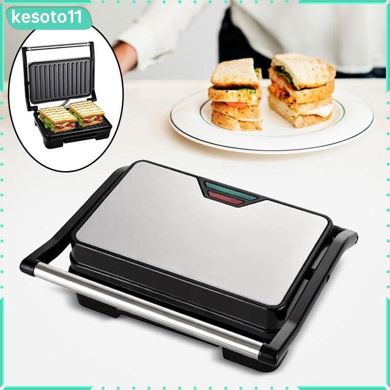 [kesoto11] Panini Press Grill เครื่องทําแซนวิชทําความสะอาดง่ายสําหรับสเต็กชีสอาหารเช้า