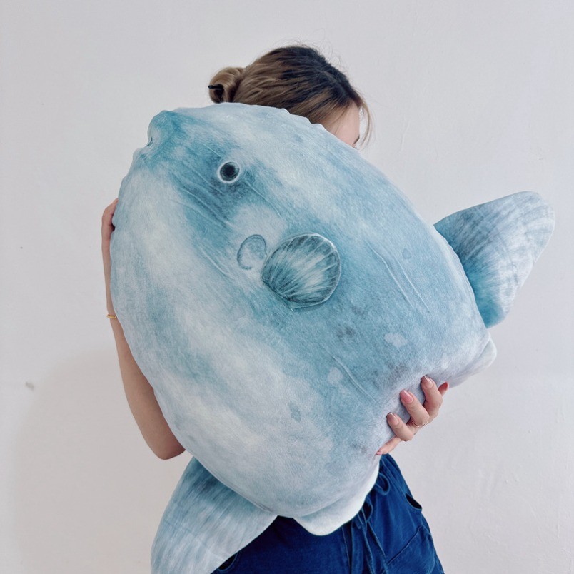 20/60 ซม.ตุ๊กตาของเล่น Moonfish Sunfish Mola Mola หมอนหมอนอิง Bolster Cuddly ของเล่นตุ๊กตาของเล่นตุ๊กตาวันเกิดวาเลนไทน์ของขวัญ