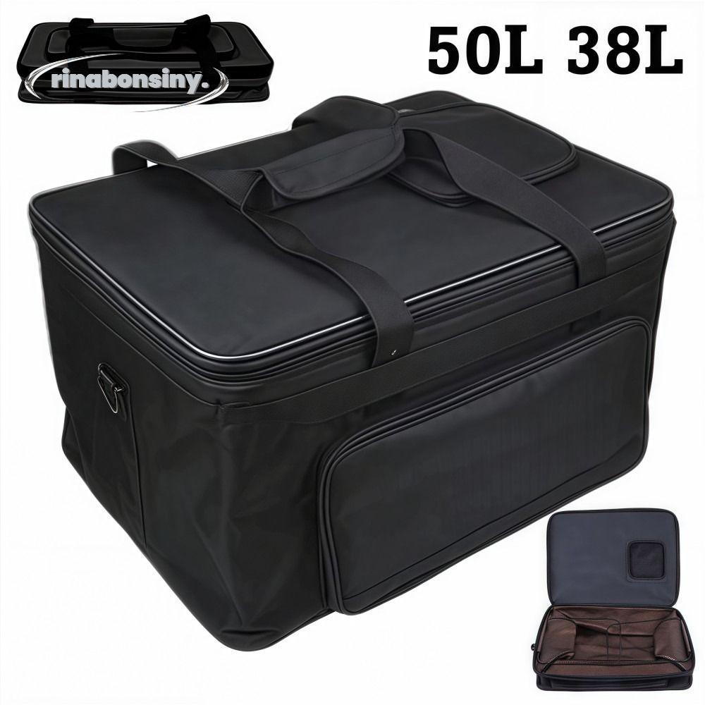 RINABONSINY Camping Storage Bag, 38L 50L ความจุขนาดใหญ่กระเป๋าเครื่องมือกลางแจ้ง,คุณภาพสูง Waterpoof พับหนาตกปลาภาพวาดกล่องเครื่องมือกลางแจ้ง