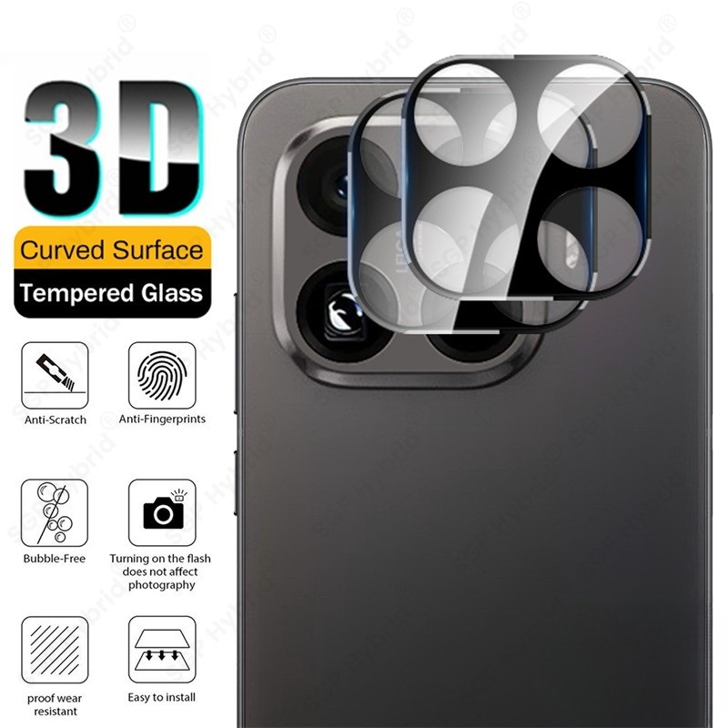 XIAOMI MI 15T / MI 15T PRO / MI 14T / MI 14T PRO TEMPERED GLASS CAMERA 3D FRAME HD CLARITY FULL COVE