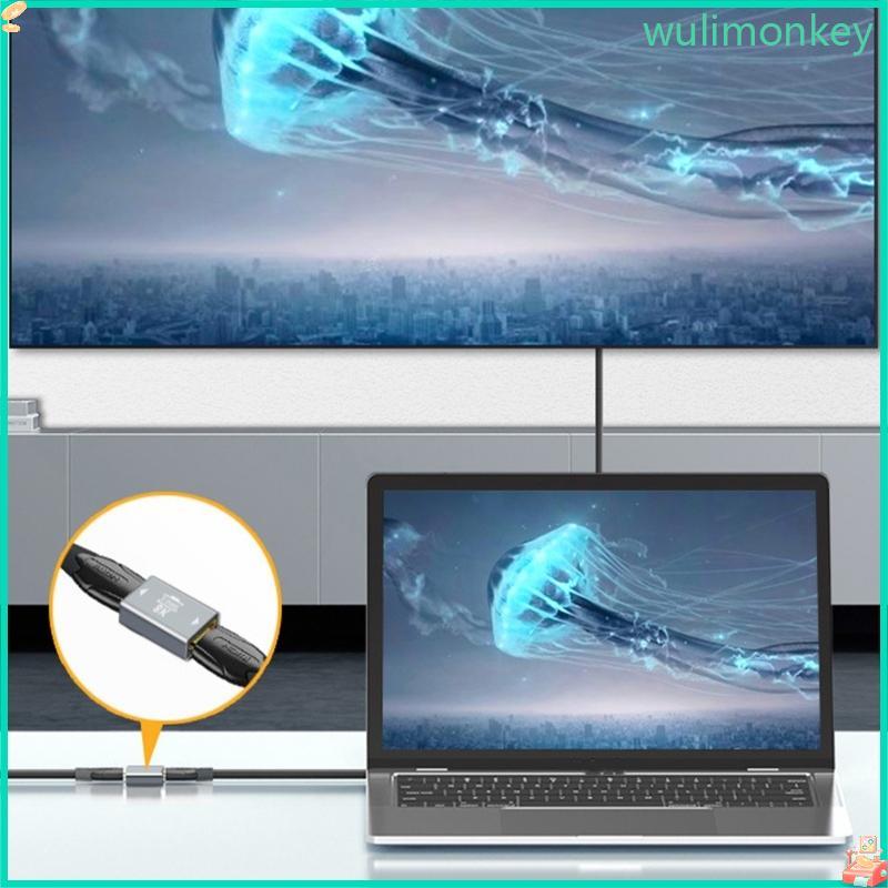 WU 2Pack HDTV2 1 Coupler Adapter Female to Female for Resolution 8K และ 4K Content with Gold Plateds