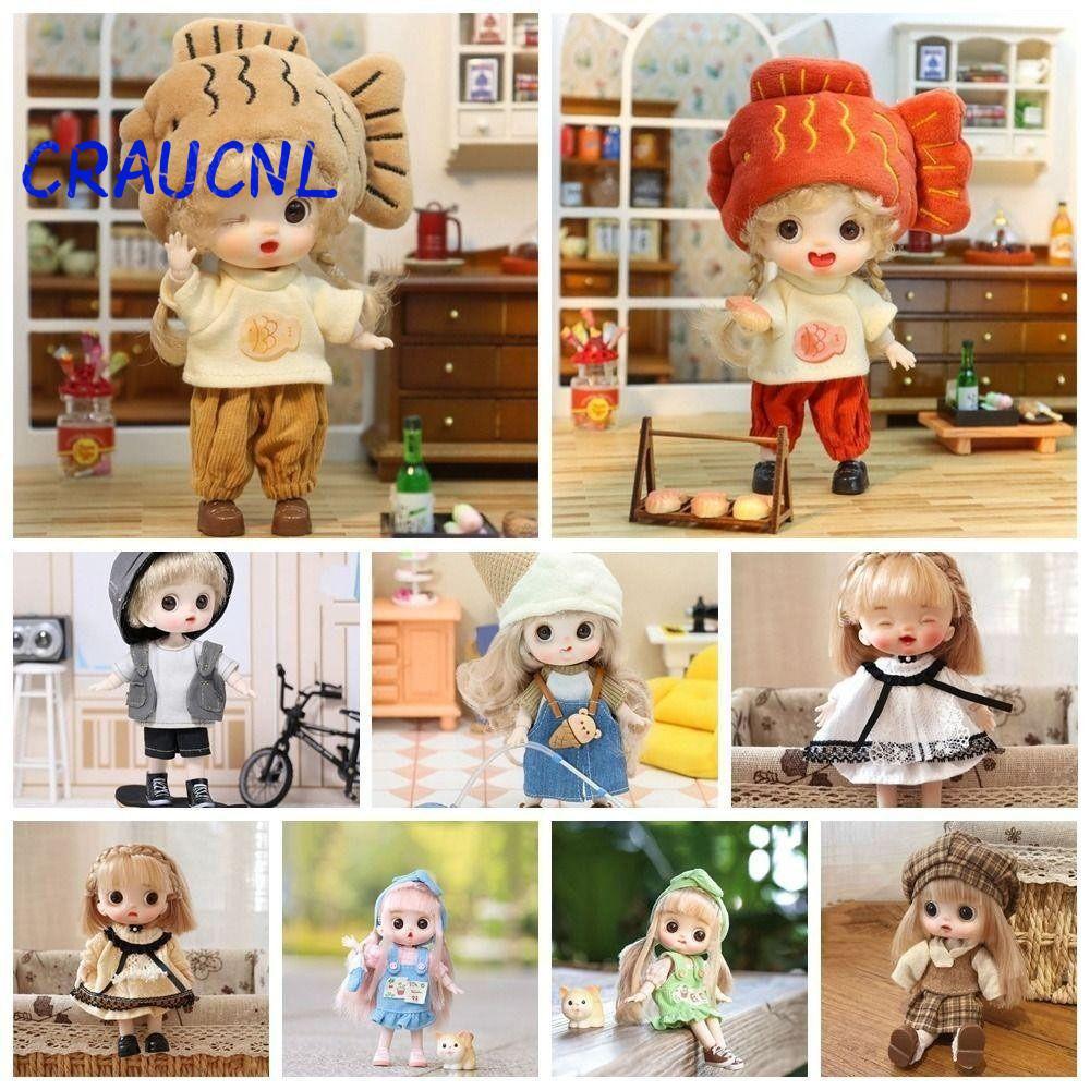 LUOL 1 ชิ้น Obitsu 11 เสื้อผ้าตุ๊กตา, อะนิเมะของเล่นตุ๊กตาอุปกรณ์เสริม Ob11 ตุ๊กตา Bjd, 14 ซม. Kawai