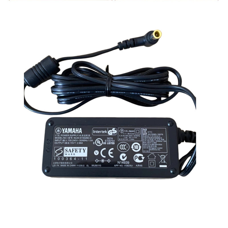 Original YAMAHA YAMAHA เครื่องขยายเสียงกีตาร์ THR10 THR30 THR5 Power Charger 15V2.6A