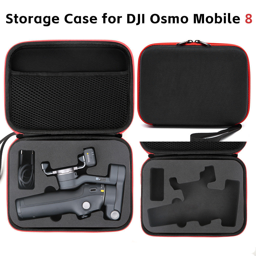 สําหรับ DJI Osmo Mobile 8 กระเป๋าเก็บของ OM8 โทรศัพท์มือถือ gimbal stabilizer กระเป๋าถือ Vlog แบบพกพา