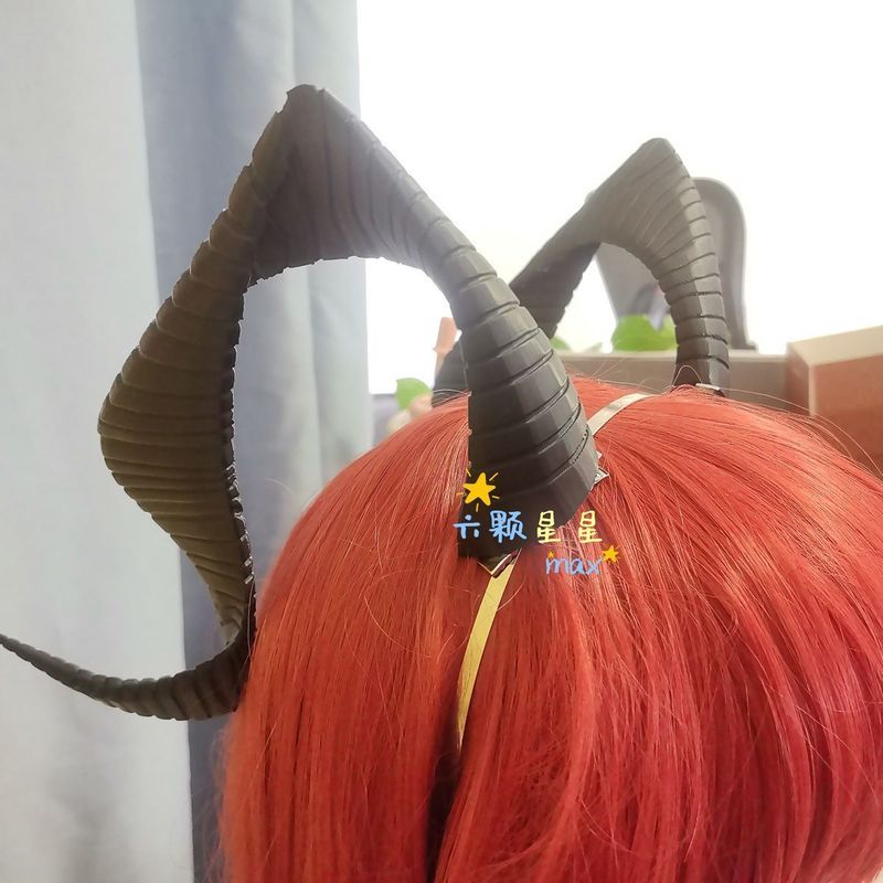Wuthering Waves/zani/zani cos Horn Headwear ฮาโลวีน/uuyy