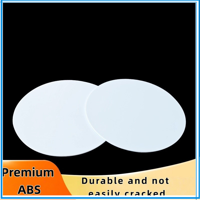 แผ่น ABS 50 ~ 280 มม.จานกลมแผ่นพลาสติกแผ่นพลาสติก ABS สีขาวความหนาต่างๆที่มีอยู่ EFVA