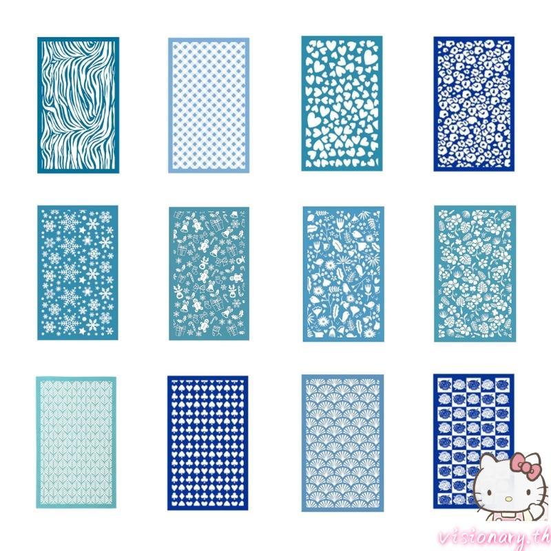 Vision Reusable-Silk Screen Stencils Multifunctional Silk Screen Stencils Mesh-Stencils Transfer สํา