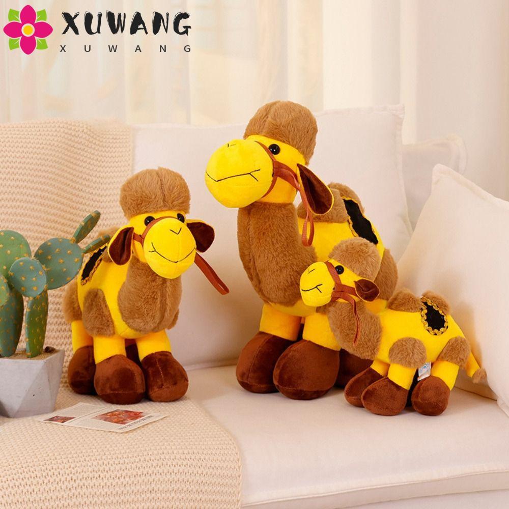 QUENTIN จําลอง Camel Plush ของเล่น, PP Cotton Plush Desert สัตว์ตุ๊กตาของเล่น, Plush Camel ของเล่น C