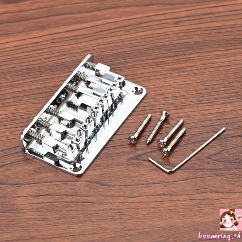 Boom Metal 6-String Guitar Fixed Hardtail Bridge Roller Bridge Replacement