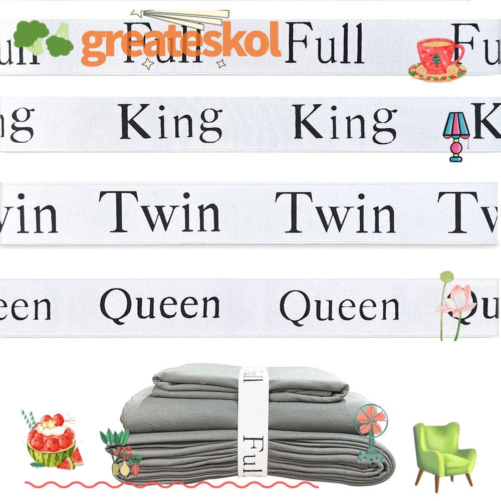 GREATESKOL ผ้าปูที่นอนแถบเก็บ Hot King Twin Full Queen Daily Use Sheet Straps