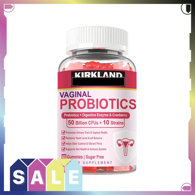 VAGINAL Probiotic Gummies รองรับสุขภาพการเจริญพันธุ์ของสตรีและสมดุลค่า pH และยังส่งเสริมสุขภาพทางเดินปัสสาวะอีกด้วย