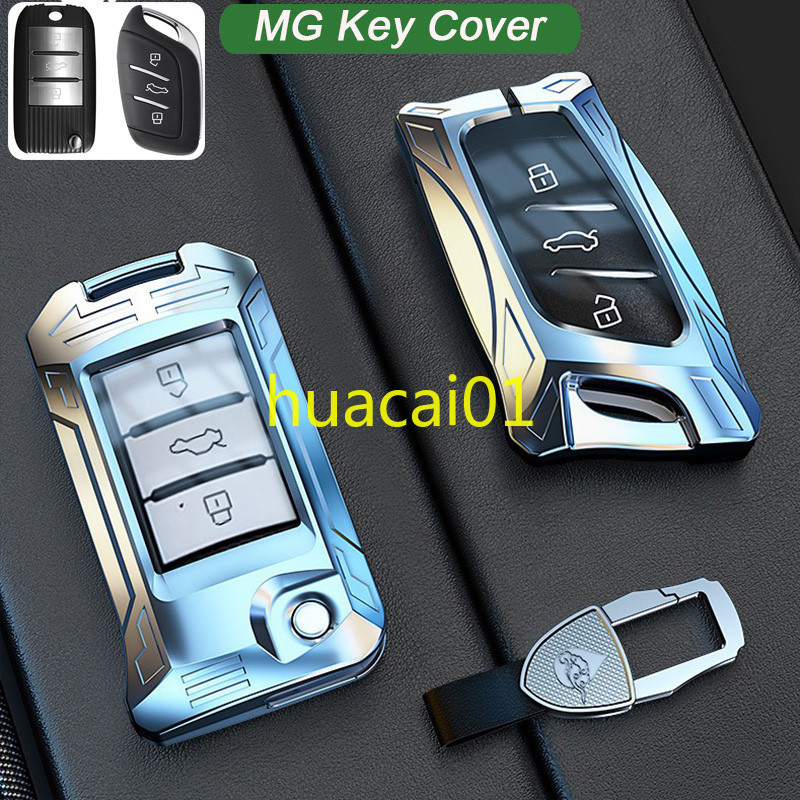 HC Mech ฝาครอบกุญแจสําหรับ MG MG4 2023 Mg4 EV 2025 MG HS GT ZX ZS EV MG5 Mg3 MG6 รถสังกะสีอัลลอยด์กร