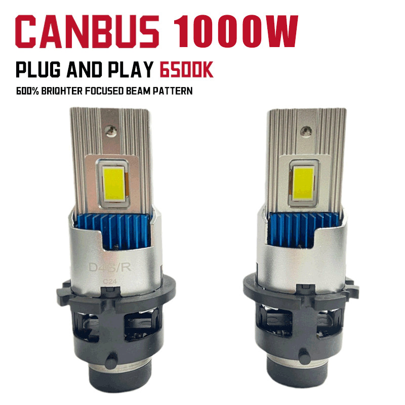 2PCS 1:1 D2S D4S Led Canbus Xenon โคมไฟไฟหน้า Canbus Auto LampTo Turbo ยานพาหนะ Canbus ไม่มีข้อผิดพล