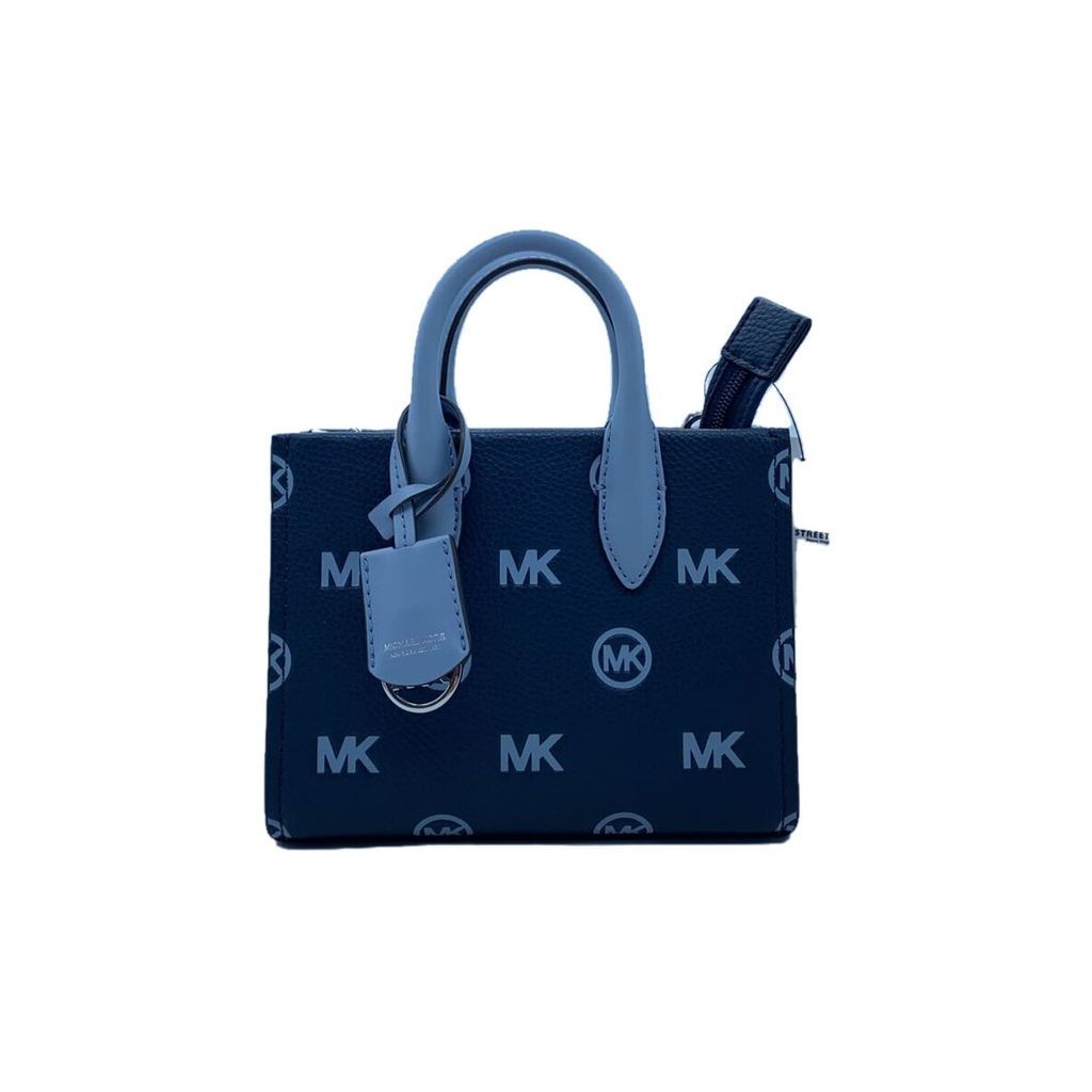 MICHAEL KORS MIRELLA Top zip shopper tote shoulder bag Leather NVY Total pattern 35R4S7ZC Direct fro