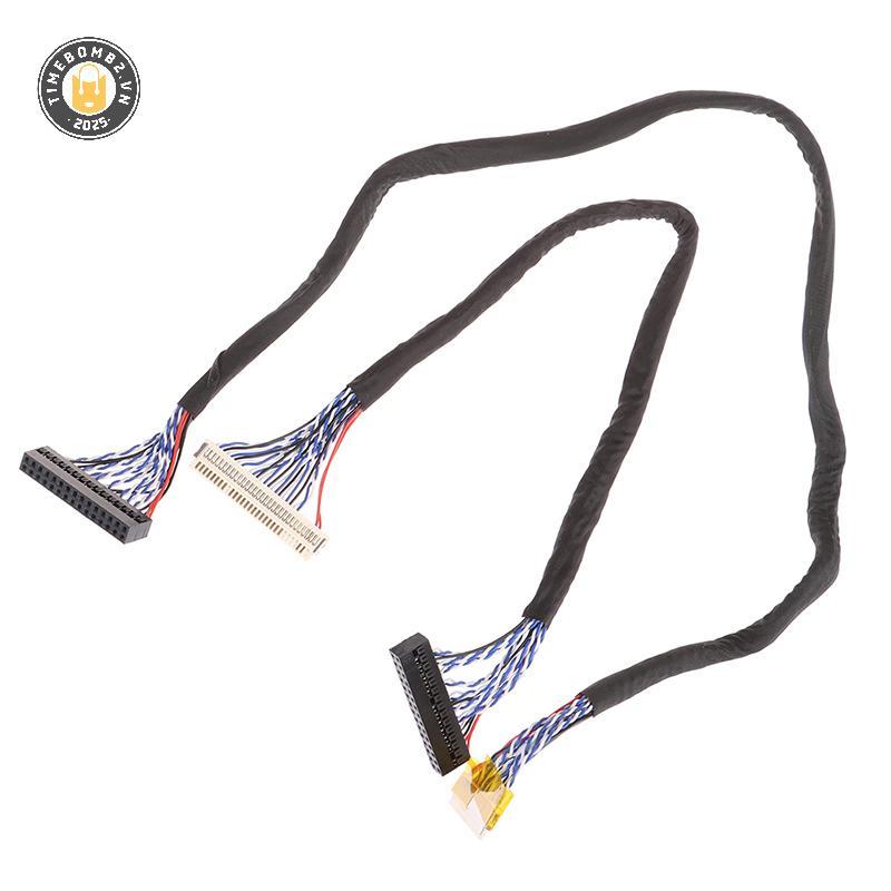 {TB & Bag} สาย LVDS FIX-30P-S6 30pin double 2 ch 6-bit Dual 6bit สายจอ LCD