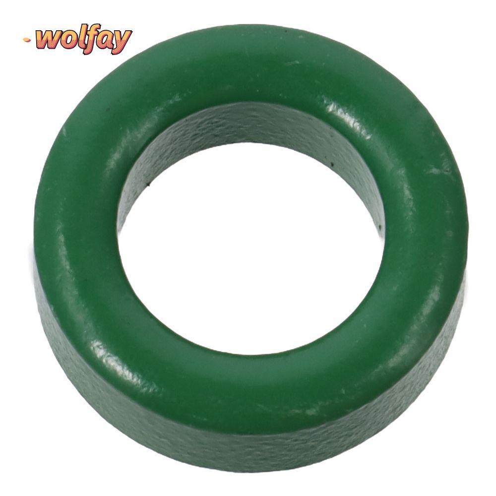 WOLFAY Toroid Ferrite Core, Power Transformer Restraining Interfal, Easy to us Metal Green Ferrite C