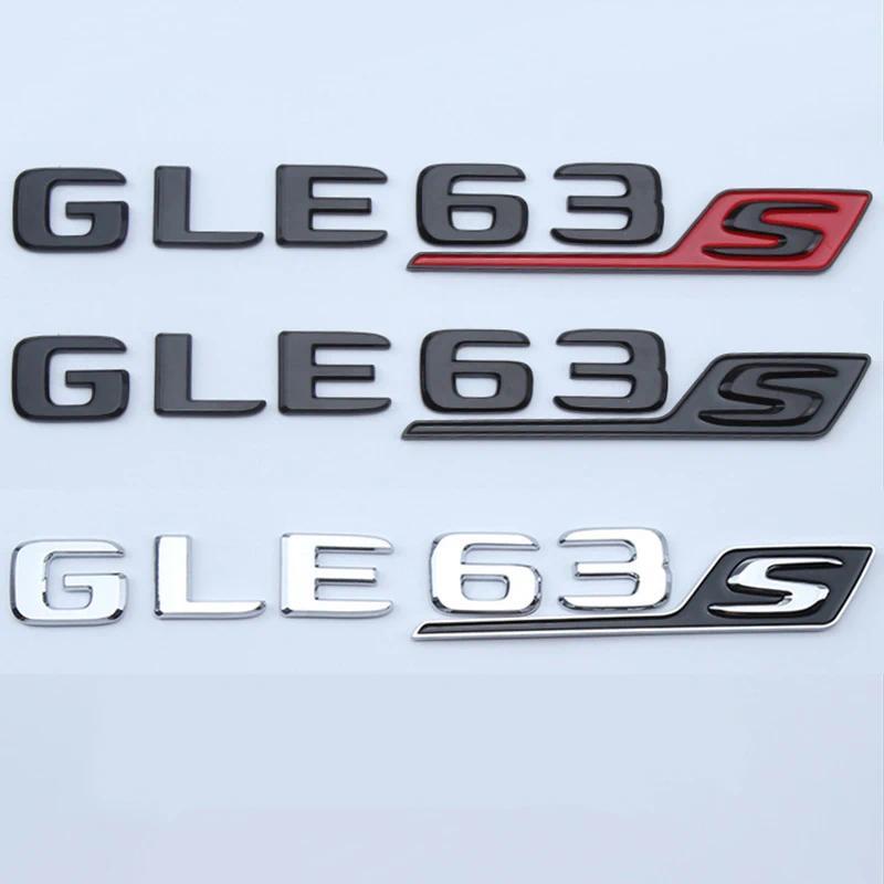 3D ABS สีดํารถ Fender Decal V8 BIRTUBURBO ด้านหลังสัญลักษณ์สติกเกอร์โลโก้ GLE63S Badge สําหรับ Merce
