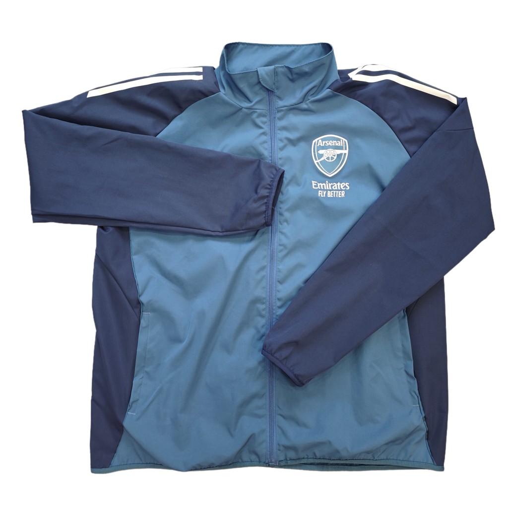 2526 Arsenal Windbreaker Jacket Training Uniform Before Game เสื้อแจ็คเก็ตปักแขนยาวเสื้อกีฬาฟุตบอล