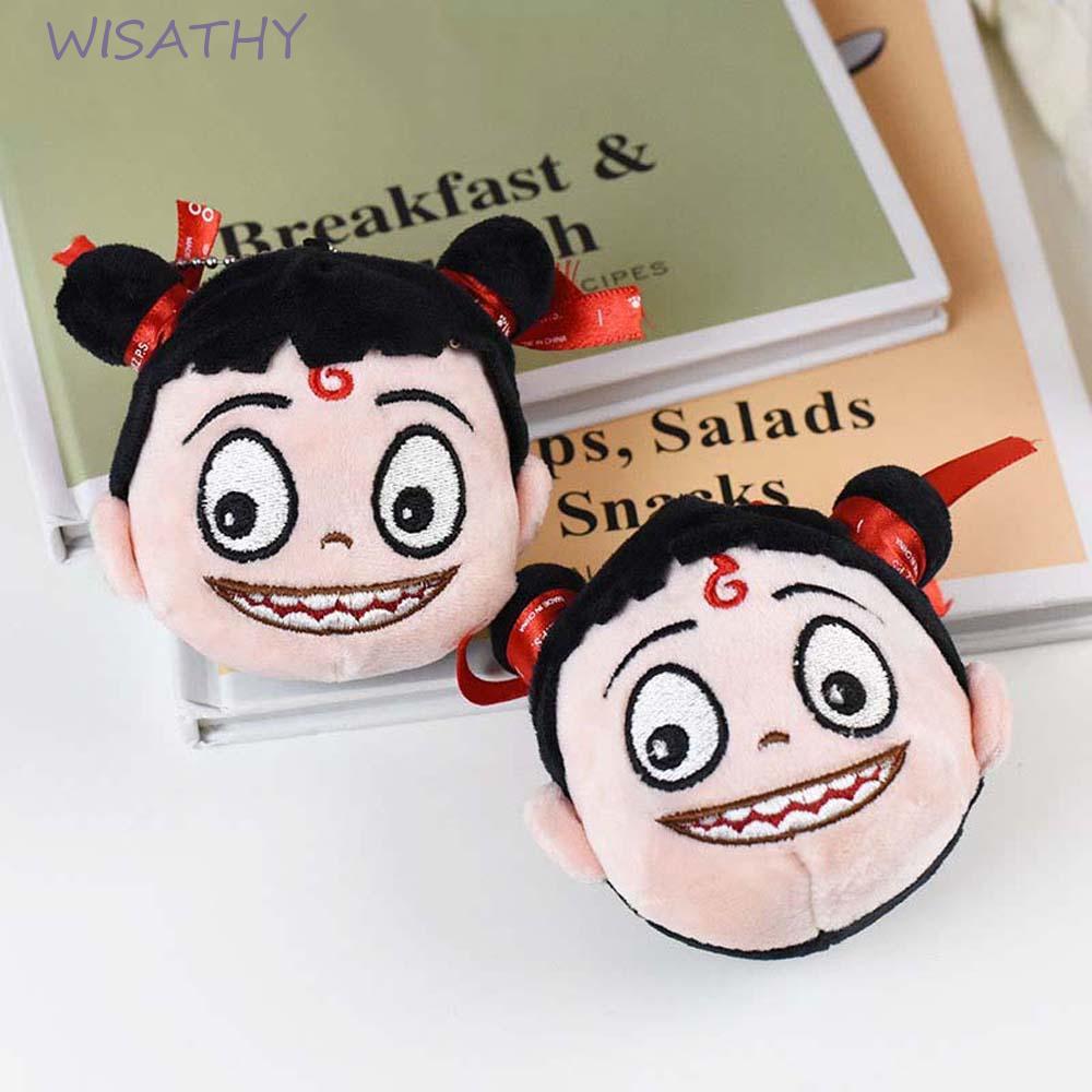 ELMER1 NeZha 2 พวงกุญแจรูป, ภาพยนตร์อะนิเมะ NeZha 2 กระเป๋าเป้สะพายหลังแขวน NeZha 2 พวงกุญแจ Plush, 