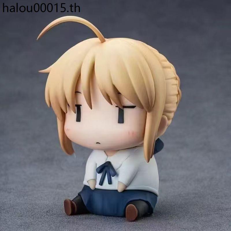Cross-Border รุ่น Q ท่านั่ง Saiba ตลก Face Fate/stay night UBW saber เครื่องประดับรูปสองมิติ
