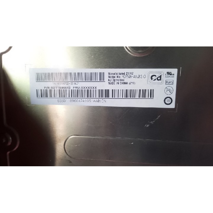 M250HAN03.0 หน้าจอ LCD 360HZ
