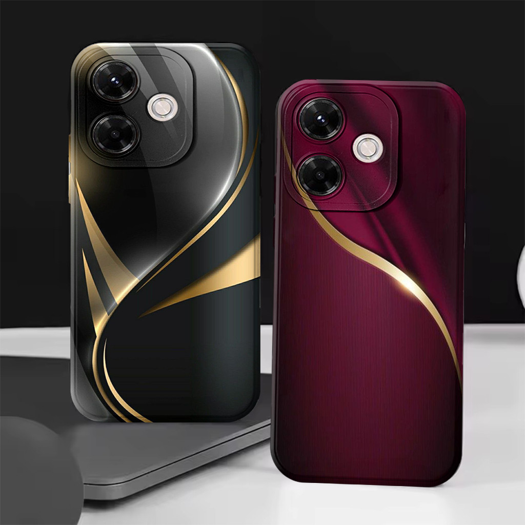 Xiaomi Redmi 13 4g 2024 / 13X Poco m6 4G - กันชน - ซิลิโคน - เคส - G4ris Ker3n Motif - เคสแบบกําหนดเ