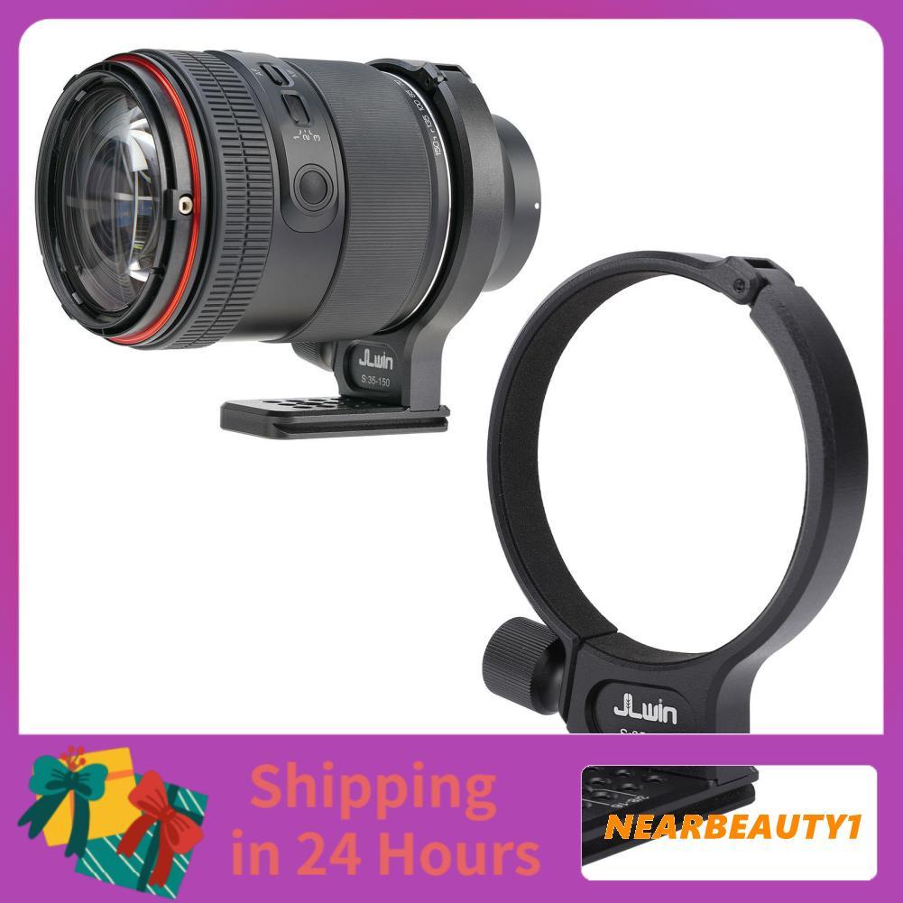 Nearbeauty1 Nearbeauty1 กล้องคอแหวนยึดขาตั้งกล้องเลนส์รองรับแผ่น QR 1/4 3/8 นิ้วสกรูแหวนสำหรับ SAMYA