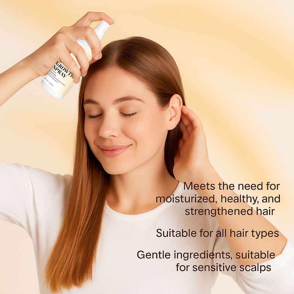 Hair Growth Spray – Volumizing & Strengthening Treatment with Biotin & Rosemary Oil for Thinning, Dr