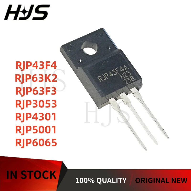 5PCS RJP5001 RJP63K2 RJP63F3 RJP43F4 RJP3053 RJP6065 RJP4301 TO-220F Field Effect ทรานซิสเตอร์