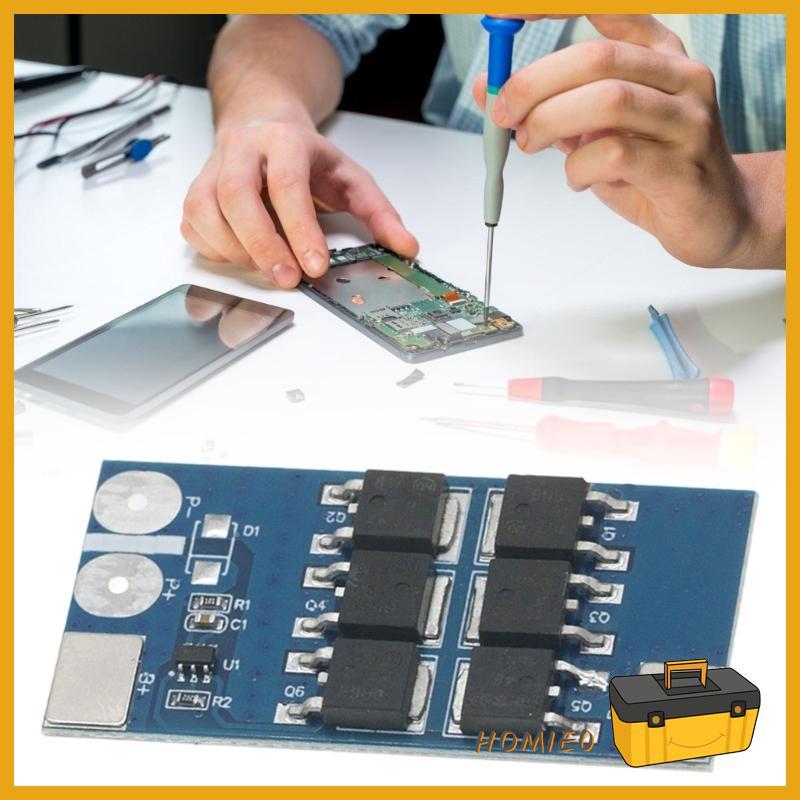 HOMIE0 ความเข้ากันได้ LiFePO4 บอร์ดป้องกัน 3 2V PCBs Circuit Overcharge Protection