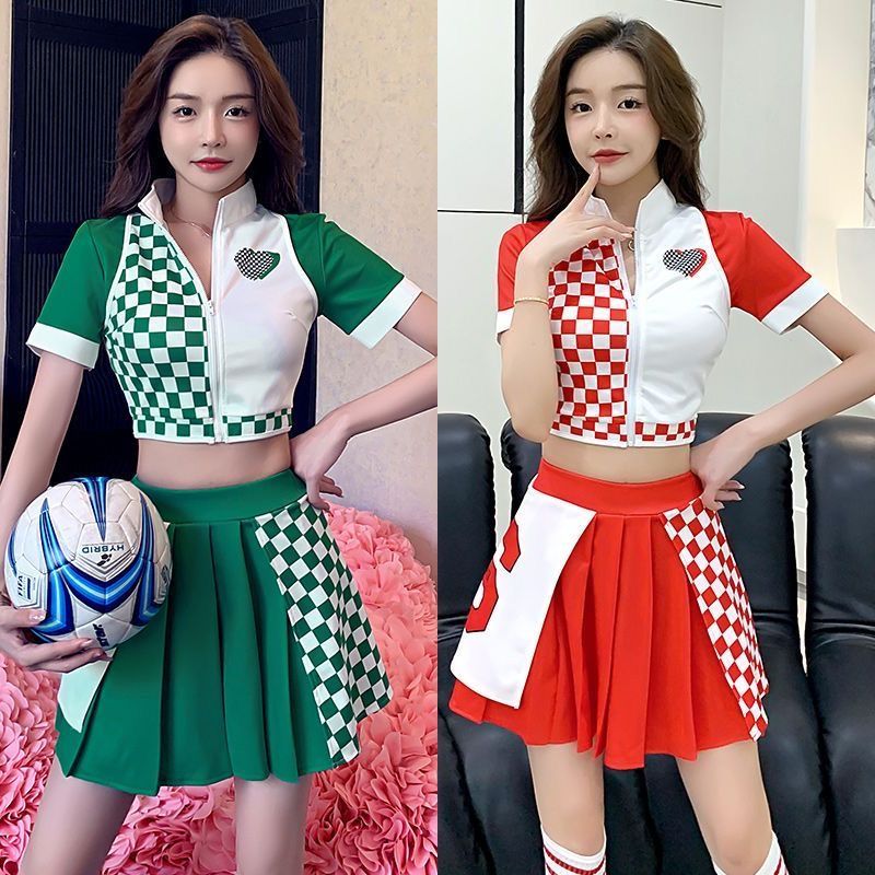 44% อัตราการซื้อซ้ํา เต้นรําเชียร์ลีดเดอร์เครื่องแต่งกายหญิงผู้ใหญ่ฟุตบอลเด็กชุดเชียร์ลีดเดอร์เครื่องแต่งกายประสิทธิภาพหญิงชุด 51013
