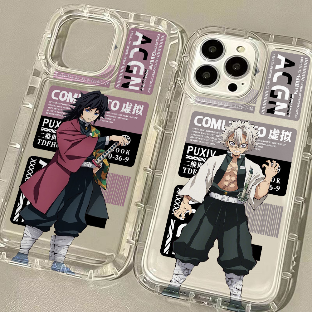 การ์ตูน Demon Slayer Giyuu Sanemi สําหรับ Apple iPhone 17 Air 16 15 14 13 12 Mini 11 Pro Max X XR XS
