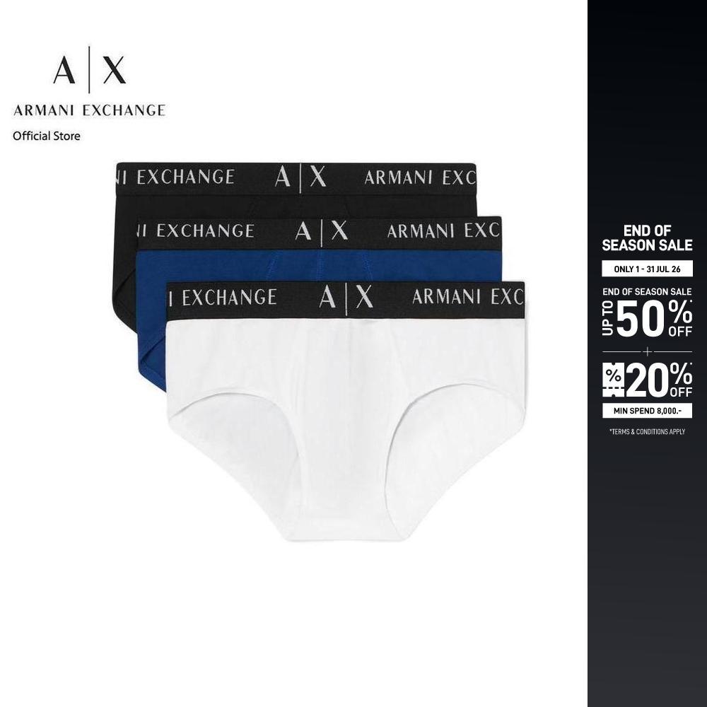 Armani Exchange กางเกงชั้นในแพคผู้ชาย รุ่น XM000870-AF13682-MB581 สีหลากสี