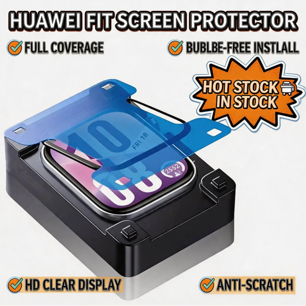 ฟิล์มคอมโพสิตตําแหน่งเหมาะสําหรับ Huawei Watch fit5, Pro fit5, Pro fit4, Pro fit4, เปลี่ยนนาฬิกา Fit