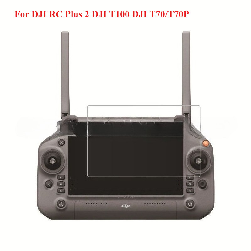ฟิล์มกระจกนิรภัยสําหรับ DJI RC Plus 2 รีโมทคอนโทรลพร้อมฟิล์มหน้าจอสําหรับ DJI T100 DJI T70/T70P DJI 