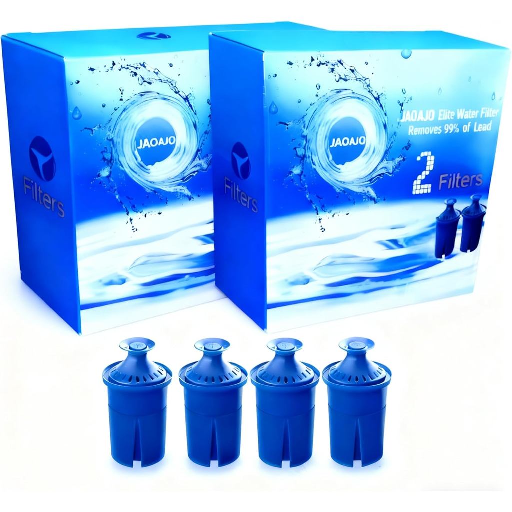 Elite Water Filter Lasting 6 Month-Efficient Long-Life Elite Filter, Replacement for Brita Pitchers 