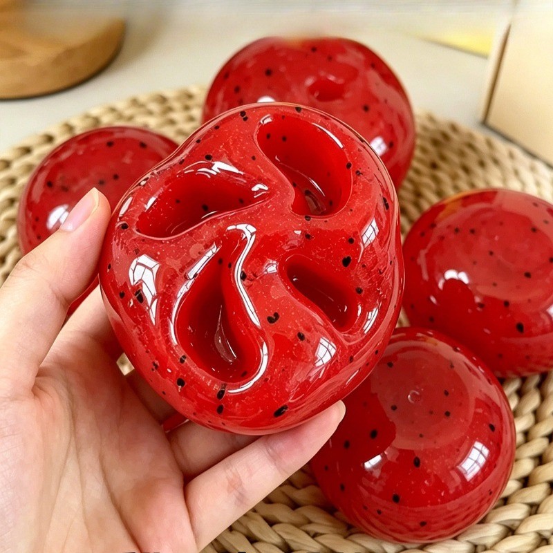 Handmade แตงโม Slushy Squishy ของเล่นนุ่มช้า Rebound ความเครียดบรรเทาบีบของเล่นตลก Anti-stress Sensory ของเล่นสําหรับผู้ใหญ่ของขวัญ