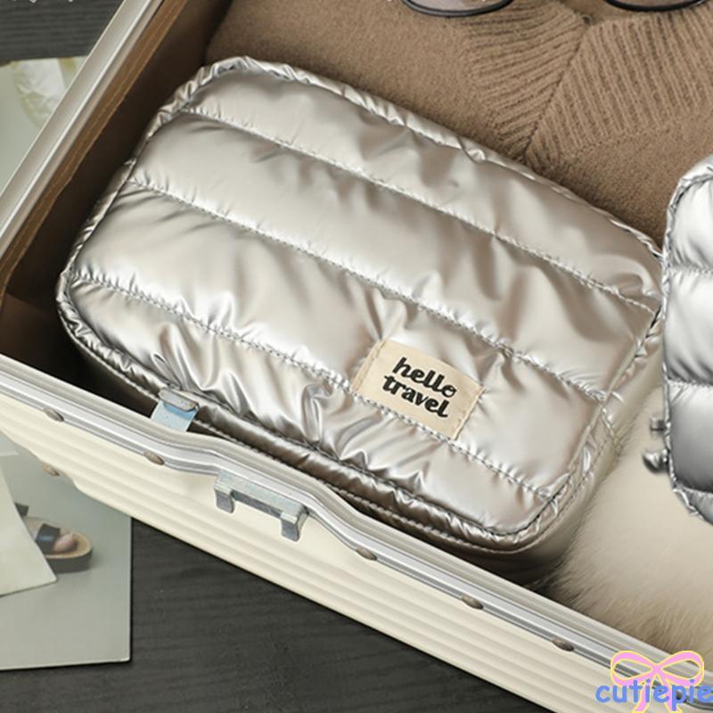 Cutie Makeup Carry Bag การออกแบบที่ขยายได้เรียบร้อยเหมาะสําหรับการใช้งานออกกําลังกายในการเดินทางเพื่