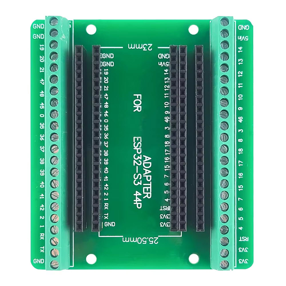 เทอร์มินัลสกรูบล็อกบอร์ดขยายโล่ 44pin สําหรับ ESP32S3 ESP32-S3 N8R2 N8R8 N16R8