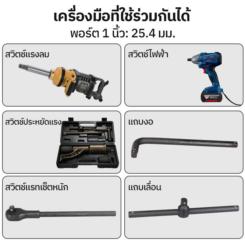 【COD】 ข้อลด ข้อเพิ่ม 6in1 บล๊อกข้อต่อ ลูกบล็อคเพิ่มลด รูปที่ 7
