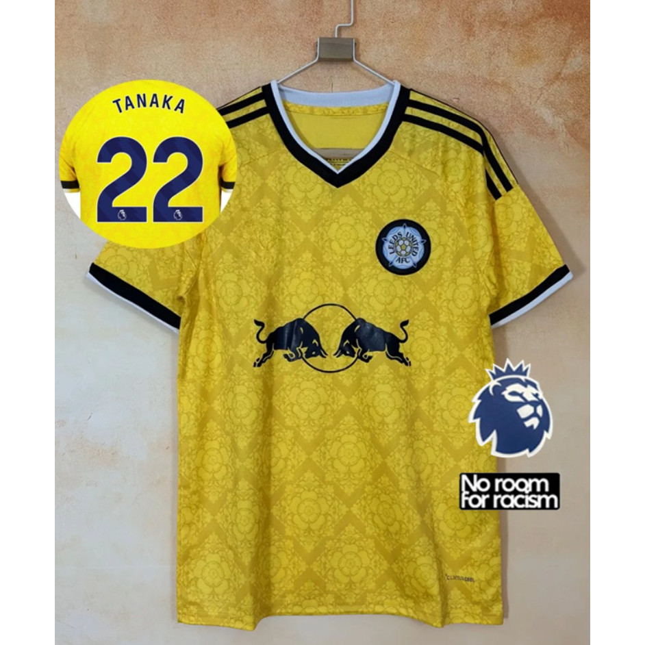 (S-4XL) 26/27 เสื้อฟุตบอลรุ่นแฟนทีม Leeds United Away