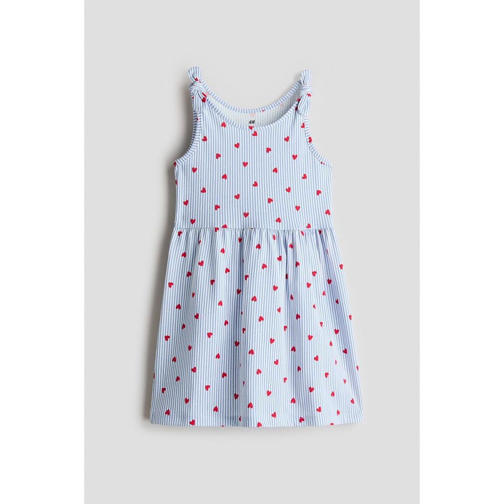 H&M(เอชแอนด์เอ็ม) เดรสผ้าฝ้ายพิมพ์ลาย เด็กหญิง 1348437_6